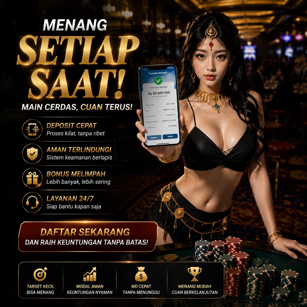 irantoto APK — gak dipotong pulsa